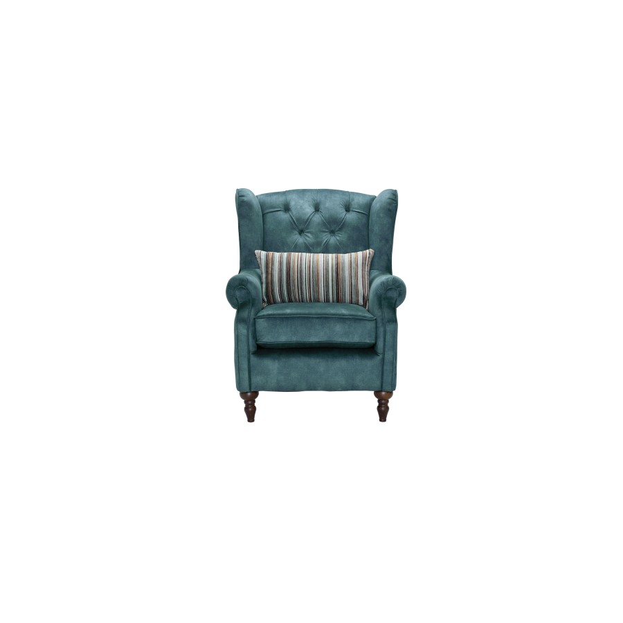 The Buckingham Cloth Wing Chair
